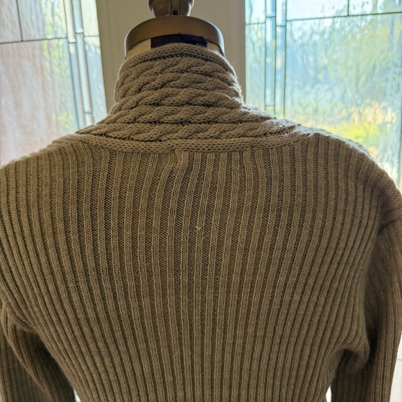 One A Tan Cable Knit Cardigan - Picture 8 of 11